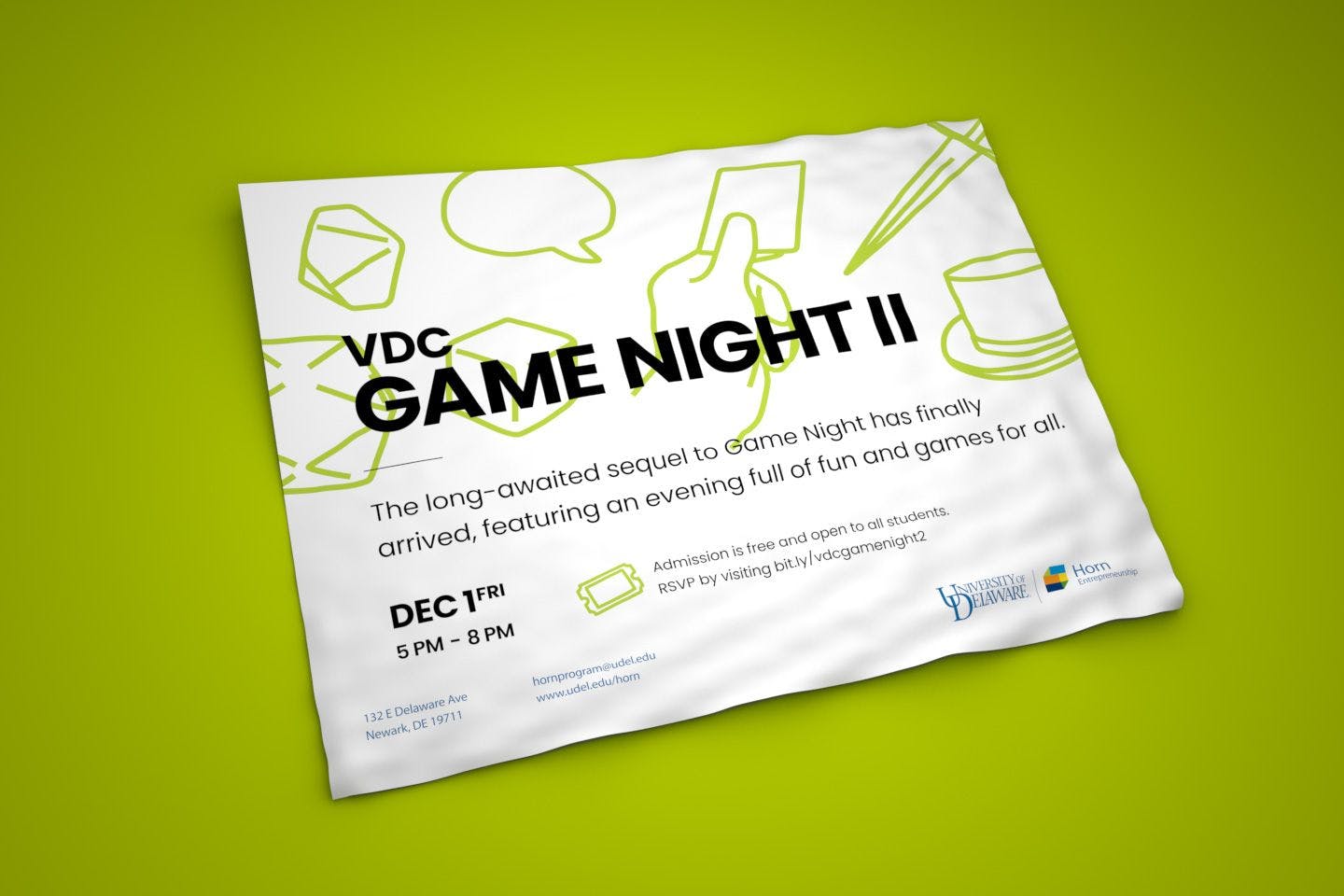 Game Night flyer